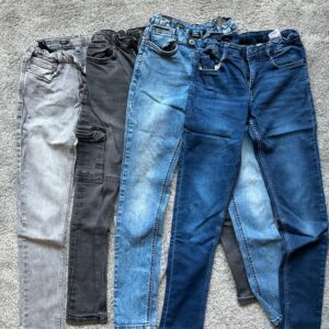 4 x spijkerbroek skinny/slim in zeer goede staat maat 158